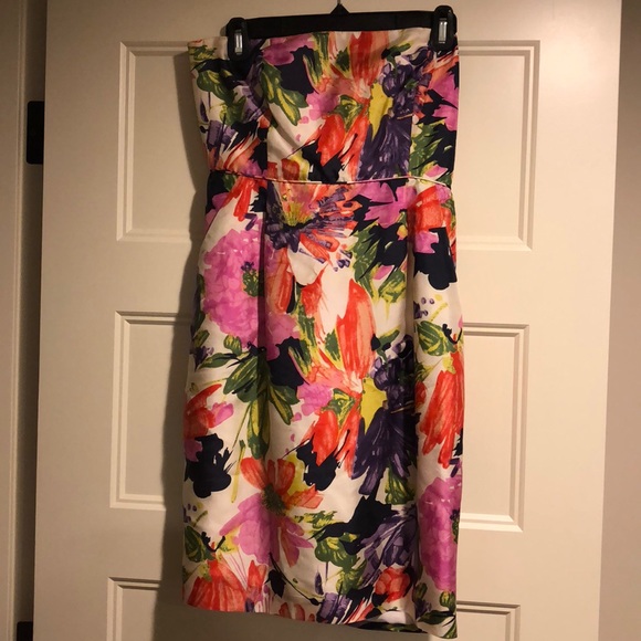 J crew strapless silk dress - Picture 3 of 4